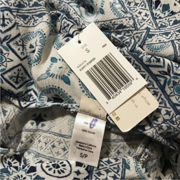 L*Space Small Aubrey Romper Bohemian Patchwork Boho - Picture 7 of 9